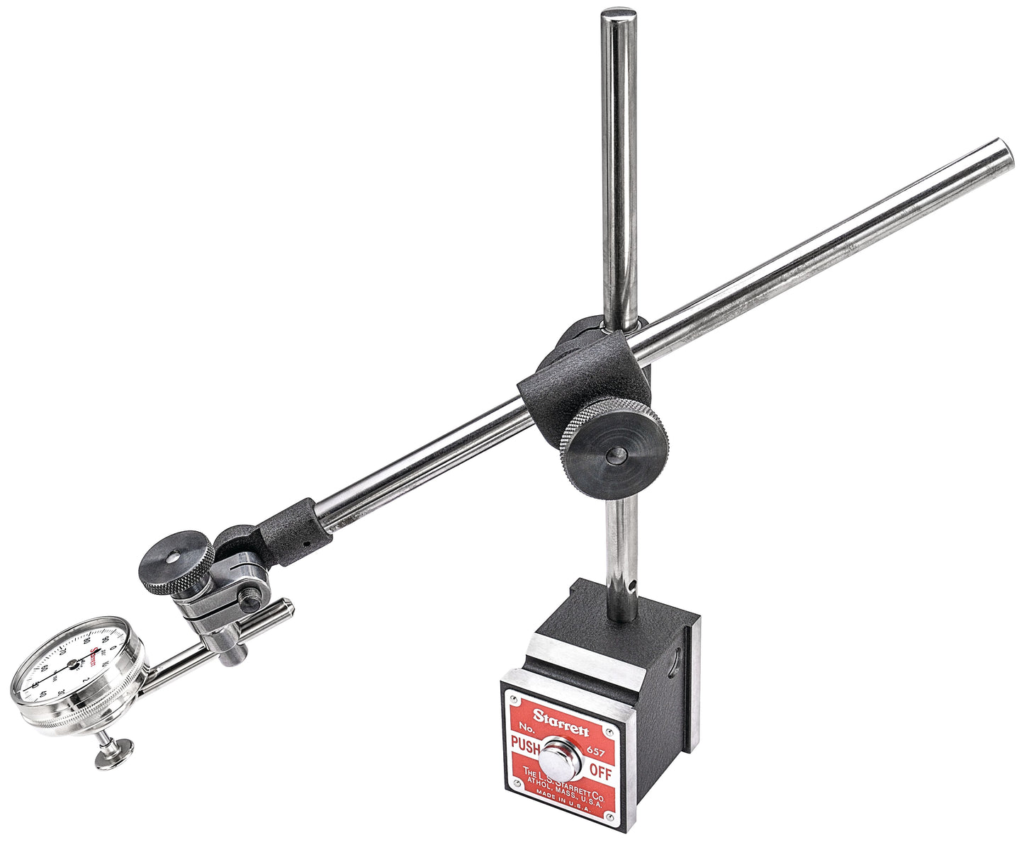Starrett No. 657 Series Magnetic Base Indicator Holder