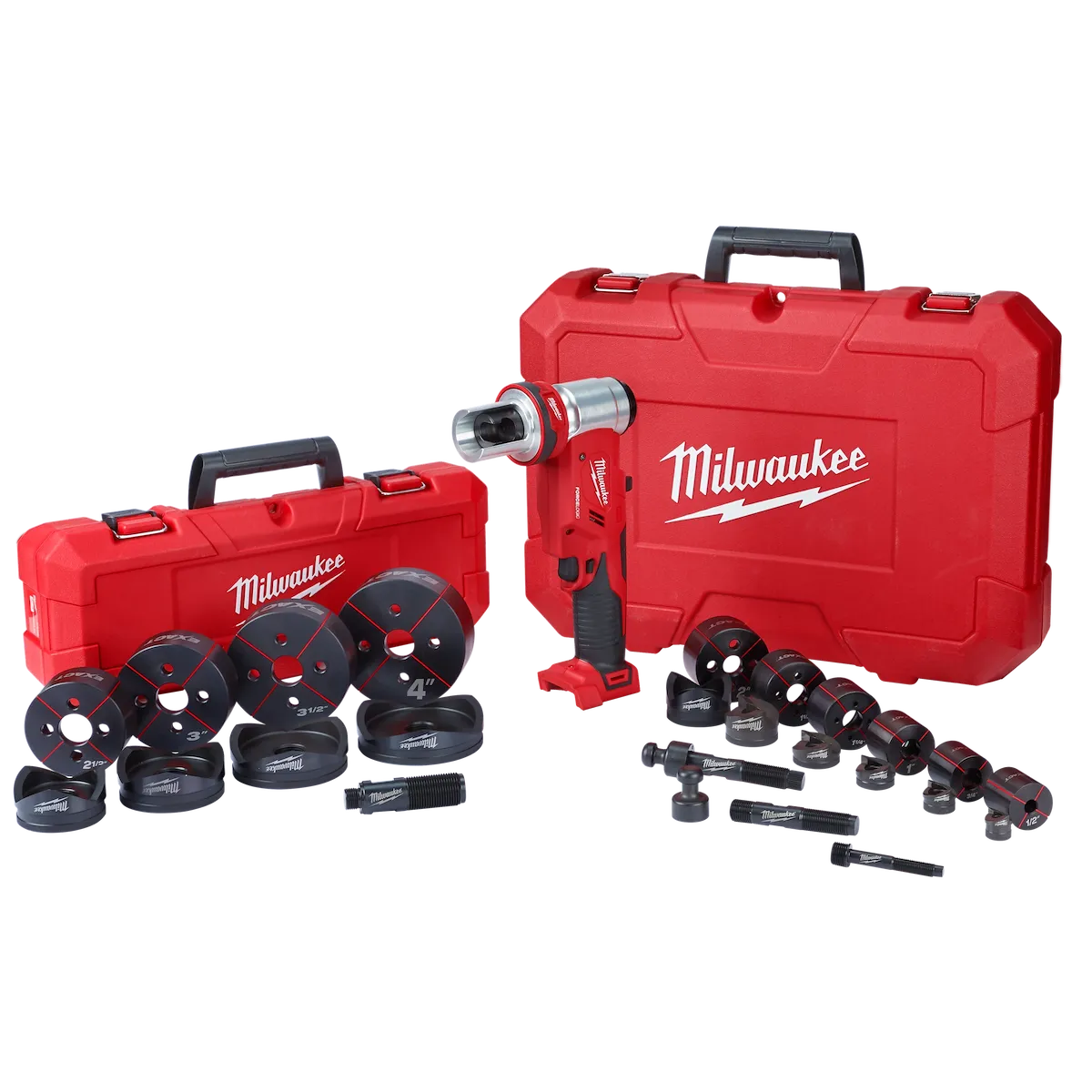 Milwaukee M18™ FORCE LOGIC™ 6T Knockout Tool 1/2" - 4" Kit with NO BATTERIES OR CHARGER (2677-04)