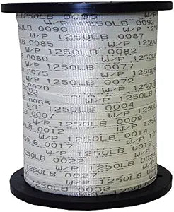 Erin Rope 1/2" width1250 lb. x 3000 ft. reel1250lb. X 3000 ft. Polyester Pulling/ Measuring Tape / Footage Marked 1250 lb.