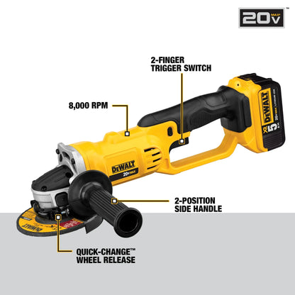 DeWalt 20V MAX GRINDER-CUTOFF TOOL KIT (5.0AH)