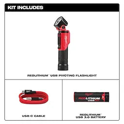 Milwaukee REDLITHIUM™ USB Pivoting Flashlight (2113-21)