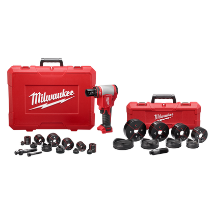Milwaukee MM18 FORCE LOGIC 10 Ton Knockout Tool 1/2' to 4' - No Charger or Batteries