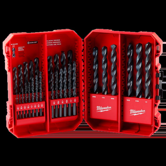 Milwaukee 29PC THUNDERBOLT® Black Oxide Drill Bit Set (48-89-2802)