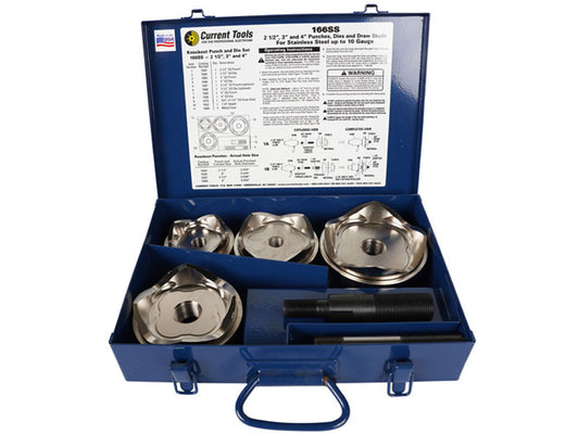 2 1/2" - 4" Punches, Dies and Draw Studs for SS