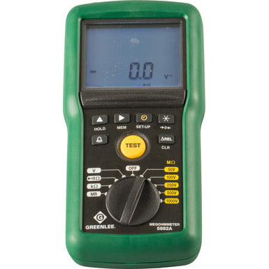Greenlee 5882A 1kV Digital Megohmmeter Insulation Tester - Tool Mart Houston