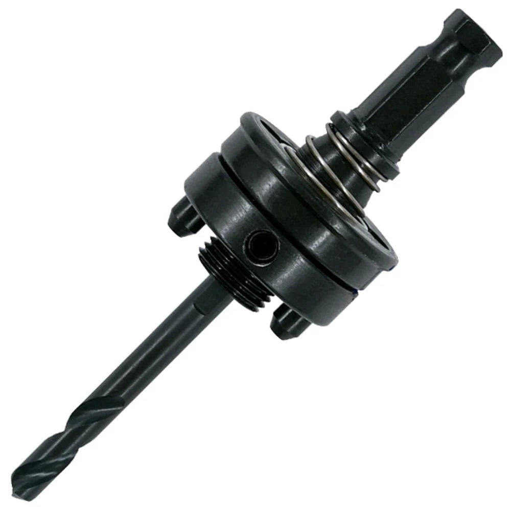 M.K. Morse Spring-Loaded Pin Drive Hole Saw Arbor, 7/16" Hex, 5/8-18 Thread (MA45PSN)