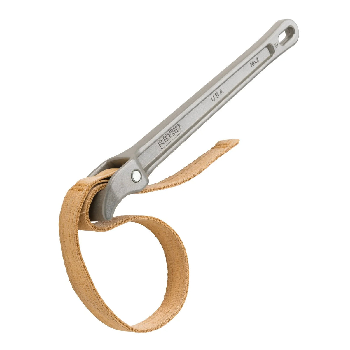 RIDGID Aluminum Strap Wrench, 11-3/4 in. with 24 in. x 1-1/8 in. Strap (31350)