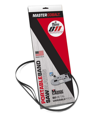 MK Morse ZWEP44811MC 44 7/8 x 1/2 x .020 Bi-Metal Portable Band Saw Blades with 8/11 Teeth Per Inch