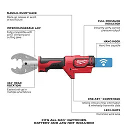 Milwaukee M18 FORCE LOGIC™ 6T Crimper (Tool Only) (2678-20)