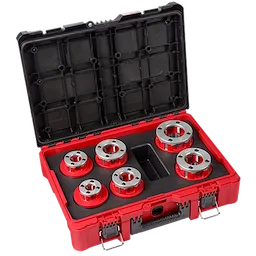 Milwaukee 1/2"-2" HIGH SPEED NPT Portable Pipe Threading Forged Aluminum Die Head Kit