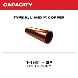 M12 Brushless 1-1/4" - 2" Copper Tubing Cutter