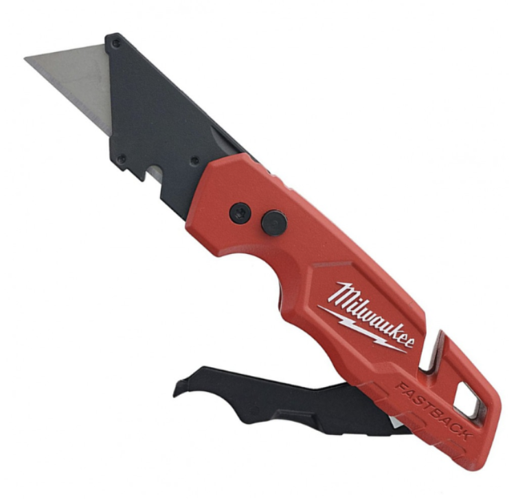 FASTBACK Folding Utility Knife with Blade Storage