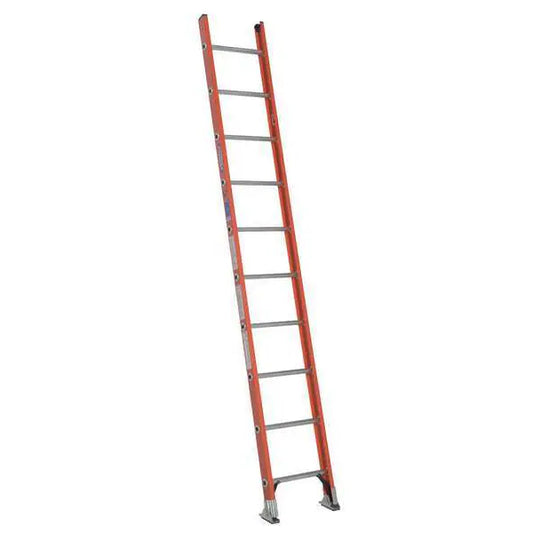 Werner 10 ft Type IA Fiberglass D-Rung Straight Ladder (D6210-1)