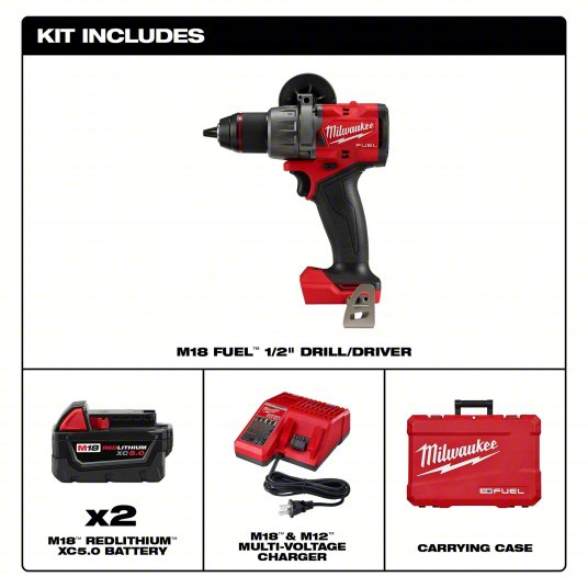 Milwaukee M18 FUEL™ 1/2" Drill/Driver Kit 2903-22