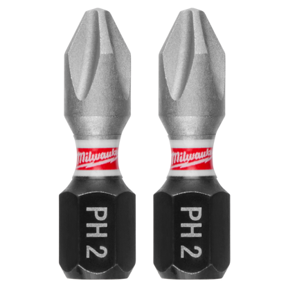 Milwaukee SHOCKWAVE™ Impact Duty 1" Phillips #2 Insert Bit, Single (48-32-4712)