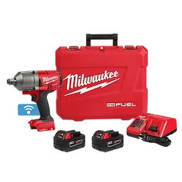 Milwaukee M18 FUEL w/ ONE-KEY High Torque Impact Wrench 3/4" Friction Ring Kit And Resistant Battery