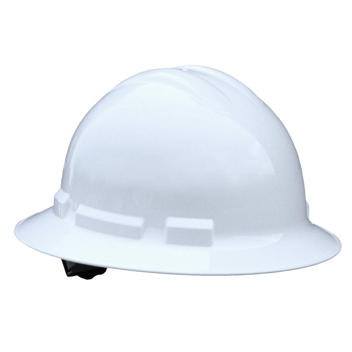 Radians Quartz Full Brim Hard Hat, Ratchet, White, Hargrave Logo (QHR6-WHITE)
