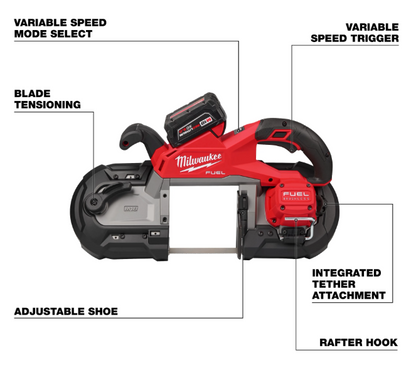 Milwaukee M18 FUEL™ Deep Cut Band Saw Kit 2929-22