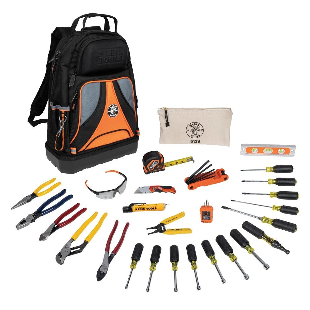 DASHIELL NEW HIRE KIT....CONSISTING OF:..1- Klein 68406 Combination Wrench Set 3/8"-1-1/4"..1- Klein 94998 4 Plier Set..1- Klein D502-6 Pump Plier..1- Klein D511-6 6" Slip Joint Plier..1- Klein D509-8 8" Adjustable Wrench..1- Klein 32613 Pocket Screwdr...