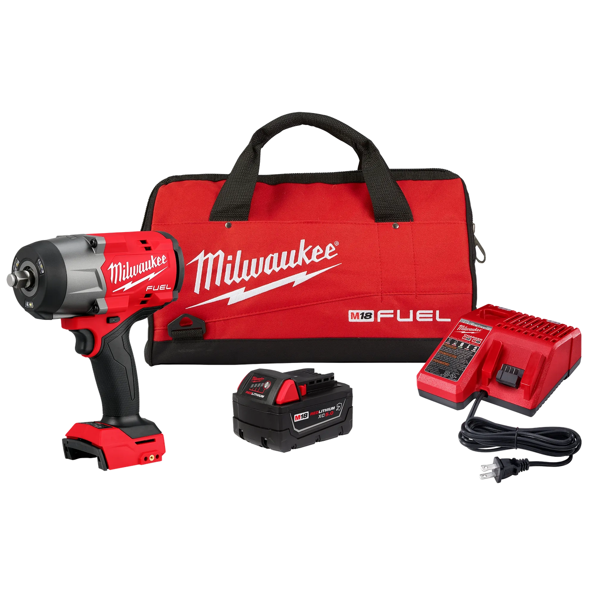 Milwaukee M18 FUEL™ 1/2" High Torque Impact Wrench w/ Friction Ring Kit (2967-21B)