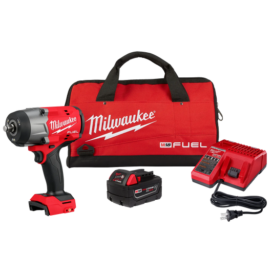 Milwaukee M18 FUEL™ 1/2" High Torque Impact Wrench w/ Friction Ring Kit (2967-21B)