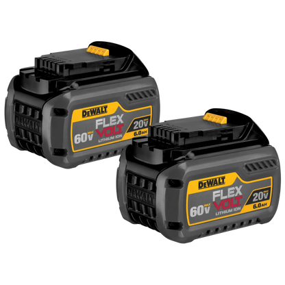 DeWalt 20/60V MAX FLEXVOLT 6.0AH 2-PACK KIT