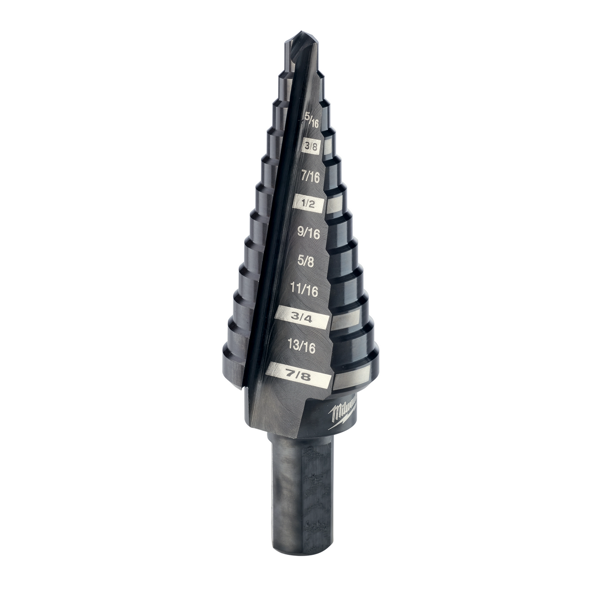 Milwaukee #4 Step Drill Bit, 3/16" - 7/8" by 1/16" (48-89-9204)
