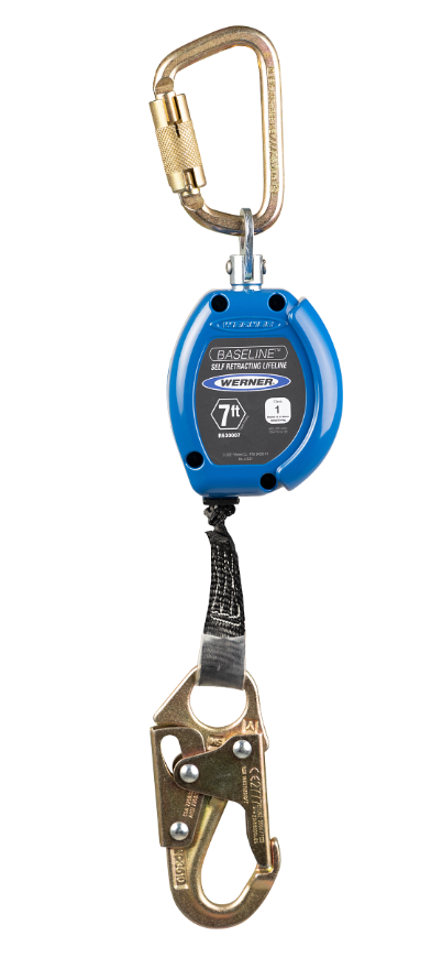 Baseline 7' Web Self-Retracting Lifeline with Snap Hook