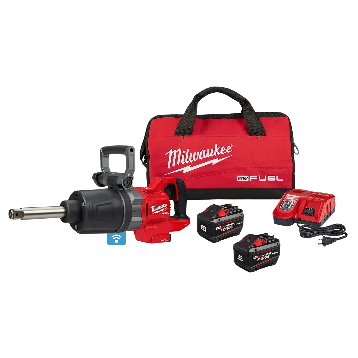 Milwaukee M18 FUEL™ 1" D-Handle Ext. Anvil High Torque Impact Wrench w/ ONE-KEY (2869-22HD)