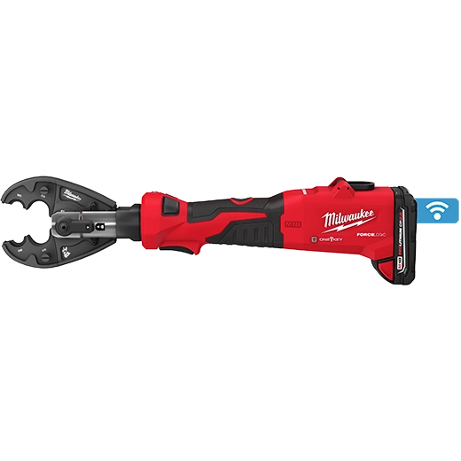Milwaukee M18 FORCE LOGIC 6T Linear Utility Crimper Kit w/ BG-D3 Jaw