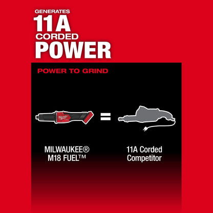 Milwaukee M18 FUEL BRAKING DIE GRINDER W/ SLIDE SWITCH (2939-20)