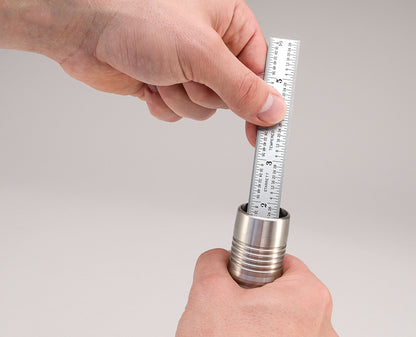 Starrett Spring-Tempered Steel Rule, 6 in