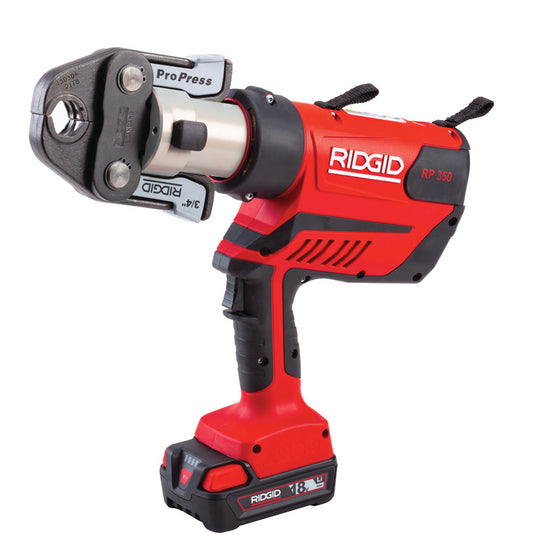 RIDGID RP 350 Press Tool Battery Kit W/ ProPress Jaws (1/2" - 2") 67053