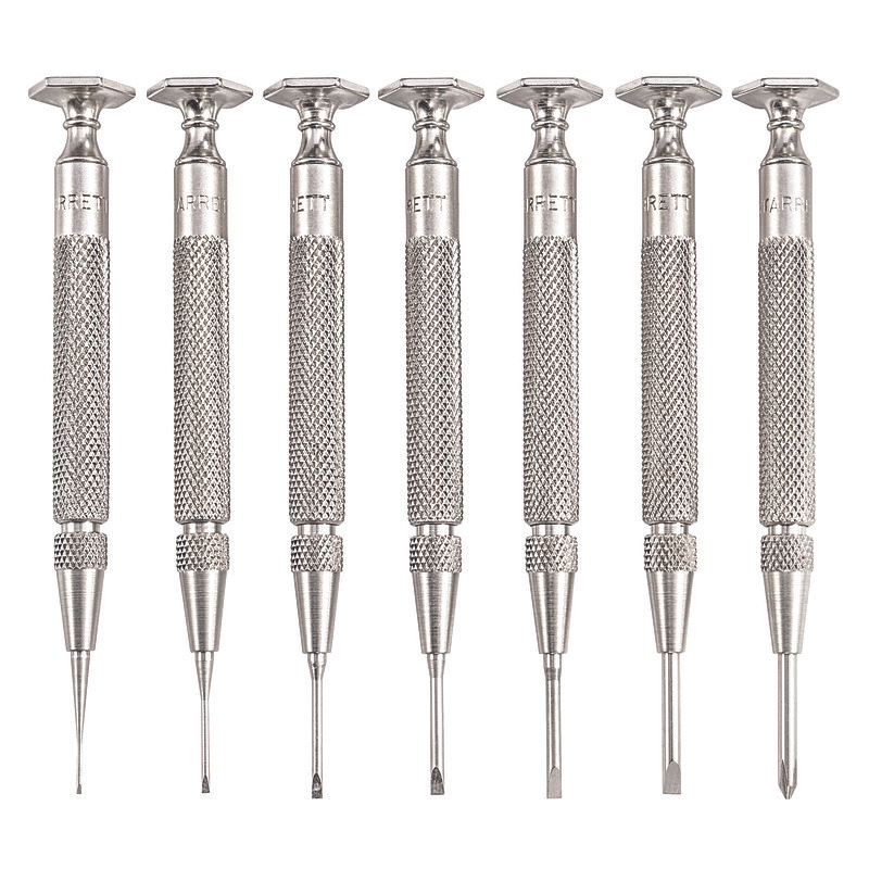 Starrett No. S555Z-7 Jewelers' Screwdriver Set (7-Piece)
