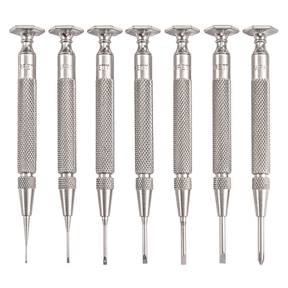 Starrett No. S555Z-7 Jewelers' Screwdriver Set (7-Piece)