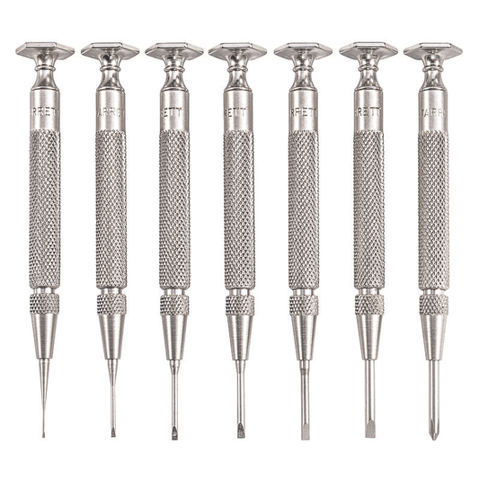 Starrett No. S555Z-7 Jewelers' Screwdriver Set (7-Piece)