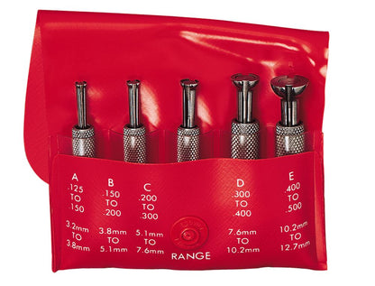 Starrett No. S830FZ Small Hole Gage Set (5-Piece)