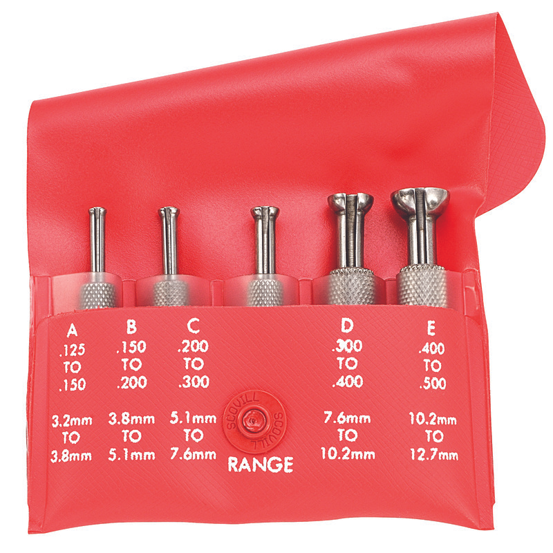 Starrett No. S830FZ Small Hole Gage Set (5-Piece)