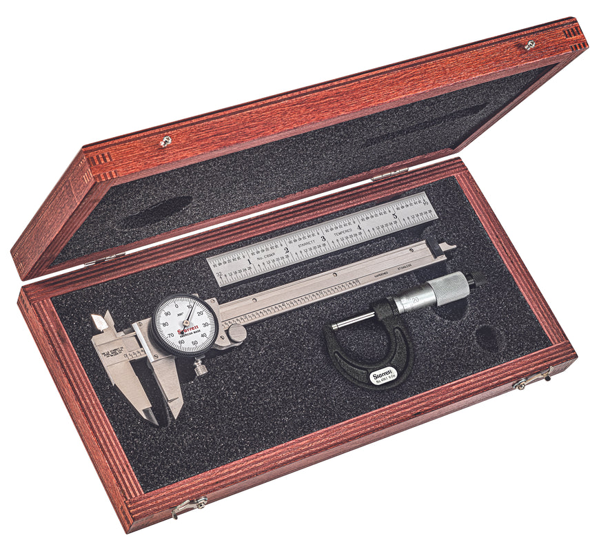 Starrett No. S909Z Precision Measuring Tool Set (Inch)