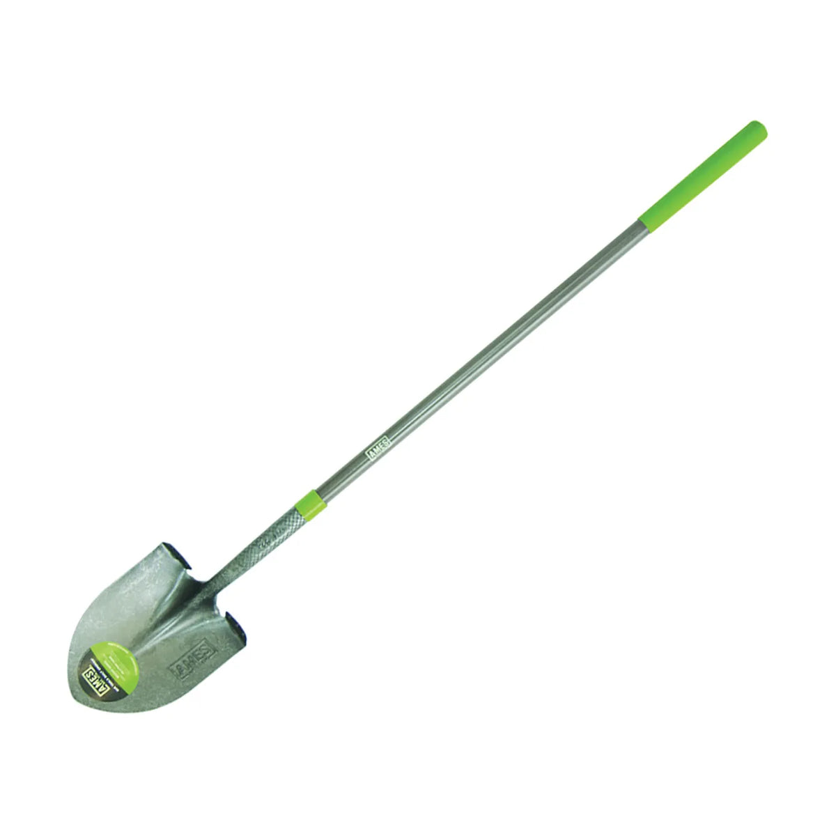 LONG FIBERGLASS HANDLE ROUND POINT SHOVEL