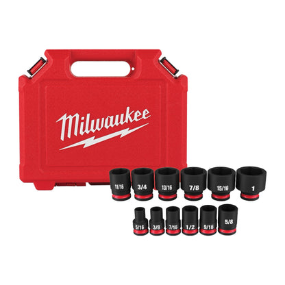 12PCSHOCKWAVE Impact Duty™ 3/8' Drive SAE Standard 6 Point Socket ...