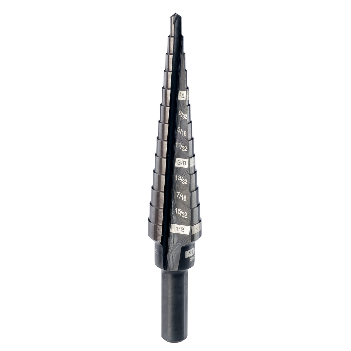 Milwaukee #1 Step Drill Bit, 1/8" - 1/2" by 1/32" (48-89-9201)