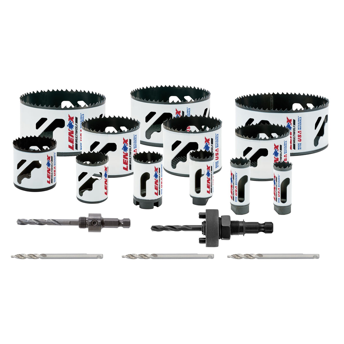 Lenox Electrician's Bi-Metal Hole Saw Kit, 17-Piece (308021200L)