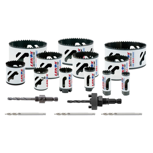 Lenox Electrician's Bi-Metal Hole Saw Kit, 17-Piece (308021200L)