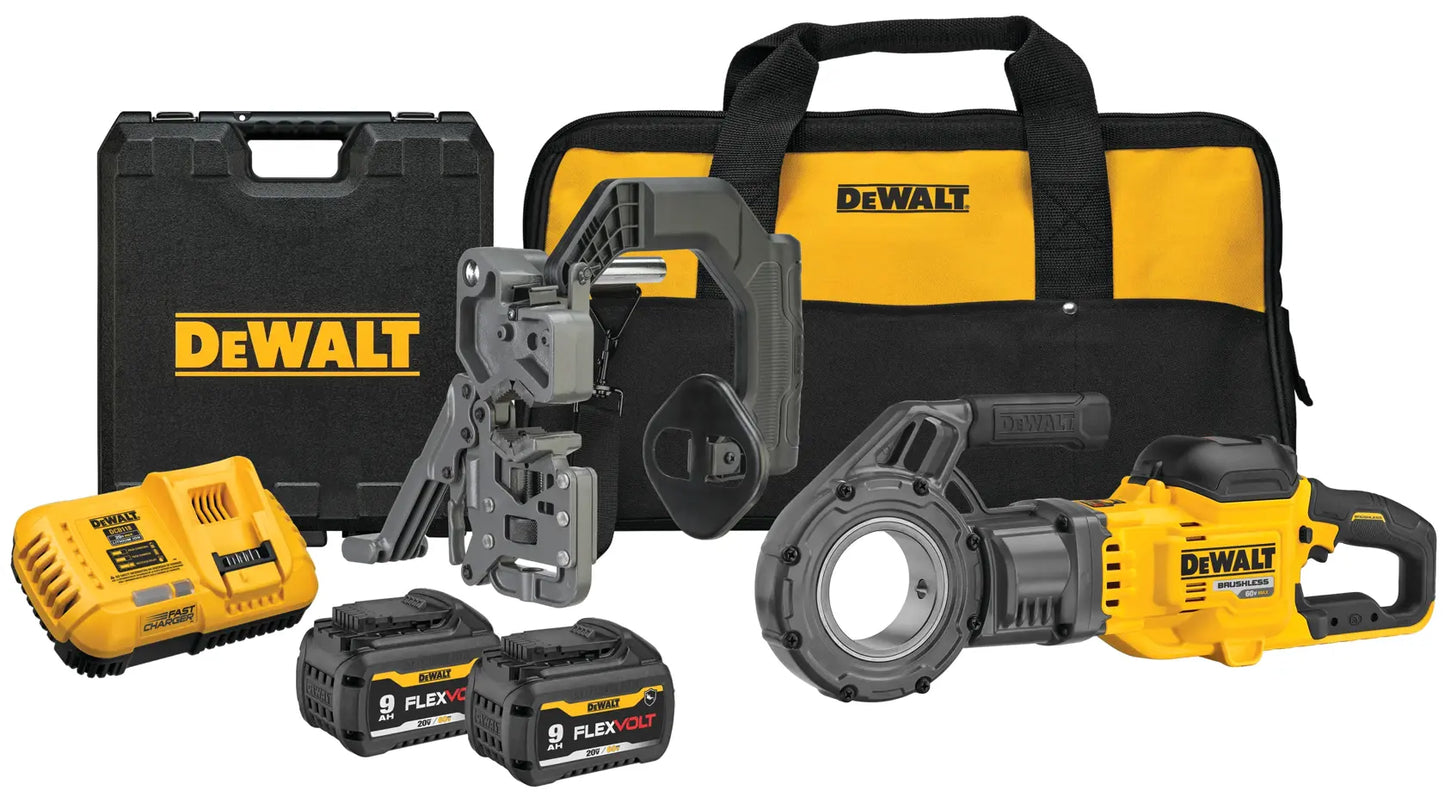 DeWalt 60V FLEXVOLT PIPE THREADER KIT