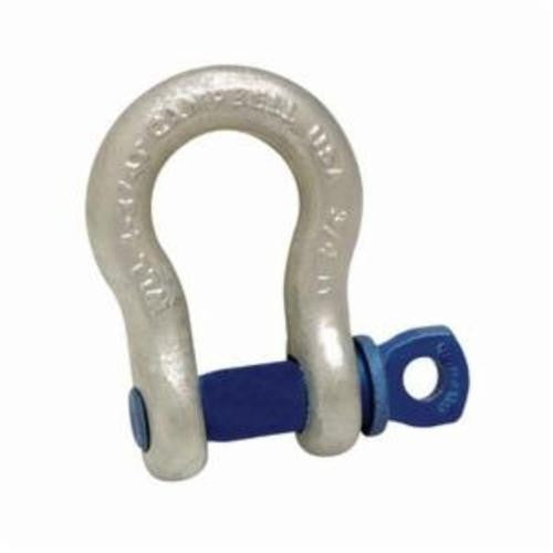 Campbell Screw Pin Anchor Shackle, 1-1/4 In, 12 Ton, Galvanized (5412035)