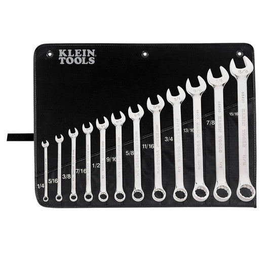 Klein Tools Combination Wrench Set, 12-Piece (68404)