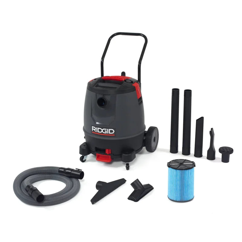 RIDGID 1650RV 16 Gallon Motor-on-Bottom Wet/Dry Vacuum (50338)