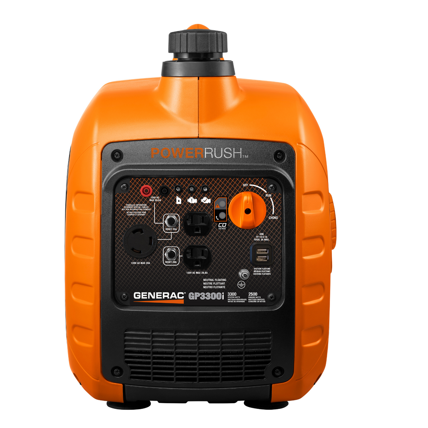 3300-Watt Portable Inverter Generator With COSENSEจ Technologyส