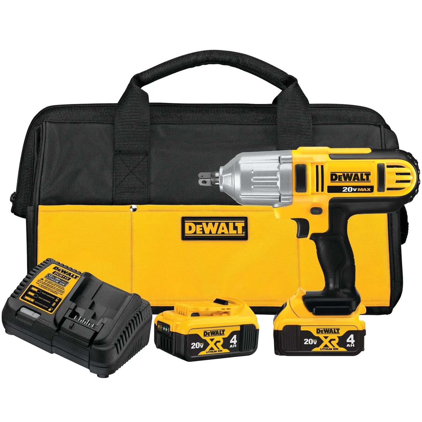DeWalt 20V MAX 1/2 HT WRENCH DETENT (4.0 AH)(DISC)